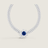 Sapphire Bloom Necklace