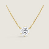 2.5CT 6 PRONG SOLITAIRE PENDANT - PF1328/CZ