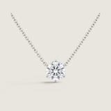 2.5CT 6 PRONG SOLITAIRE PENDANT - PF1328/CZ