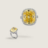 15 CT CUSHION CUT WITH HALO F1356-CAN-CZ-14K
