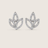 3 LEAF FLOWER EARRING - EF1370/CZ