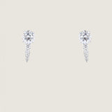 Studs with Trailing Stones Earrings (5.5 TCW)