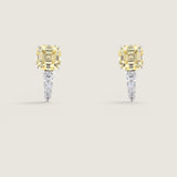 3.5CT SQUARE WITH STONES BELOW - EF1376/CAN/CZ