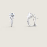 2CT SQUARE WITH STONES BELOW - EF1377/CZ