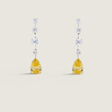 MULTI SHAPE DROP EARRING - EF1382/CAN/CZ