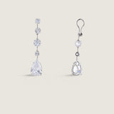MULTI SHAPE DROP EARRING - EF1382/CZ