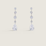 MULTI SHAPE DROP EARRING - EF1382/CZ