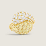BYPASS PAVE COCKTAIL RING F1384-CAN-CZ-14K