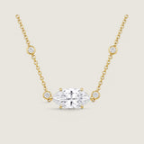 5CT EAST/WEST SET MARQUISE PENDANT - PF1326/CZ
