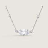 5CT EAST/WEST SET MARQUISE PENDANT - PF1326/CZ