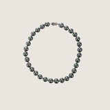 12MM PEARL WITH STERLING SILVER CLASP - NPL12/16G/PRL/CZ