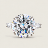 Eternal Romance Round Brilliant & Baguette Ring (11 TCW)