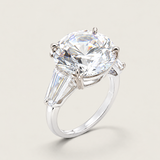 Eternal Romance Round Brilliant & Baguette Ring (11 TCW)