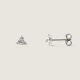 3 Stone Cluster Earring Small
