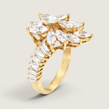 Marquise Cluster & Baguette Statement Ring