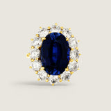 12ct Sapphire Cocktail Ring