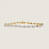 East-West Pear Tennis Bracelet (12.5 TCW)