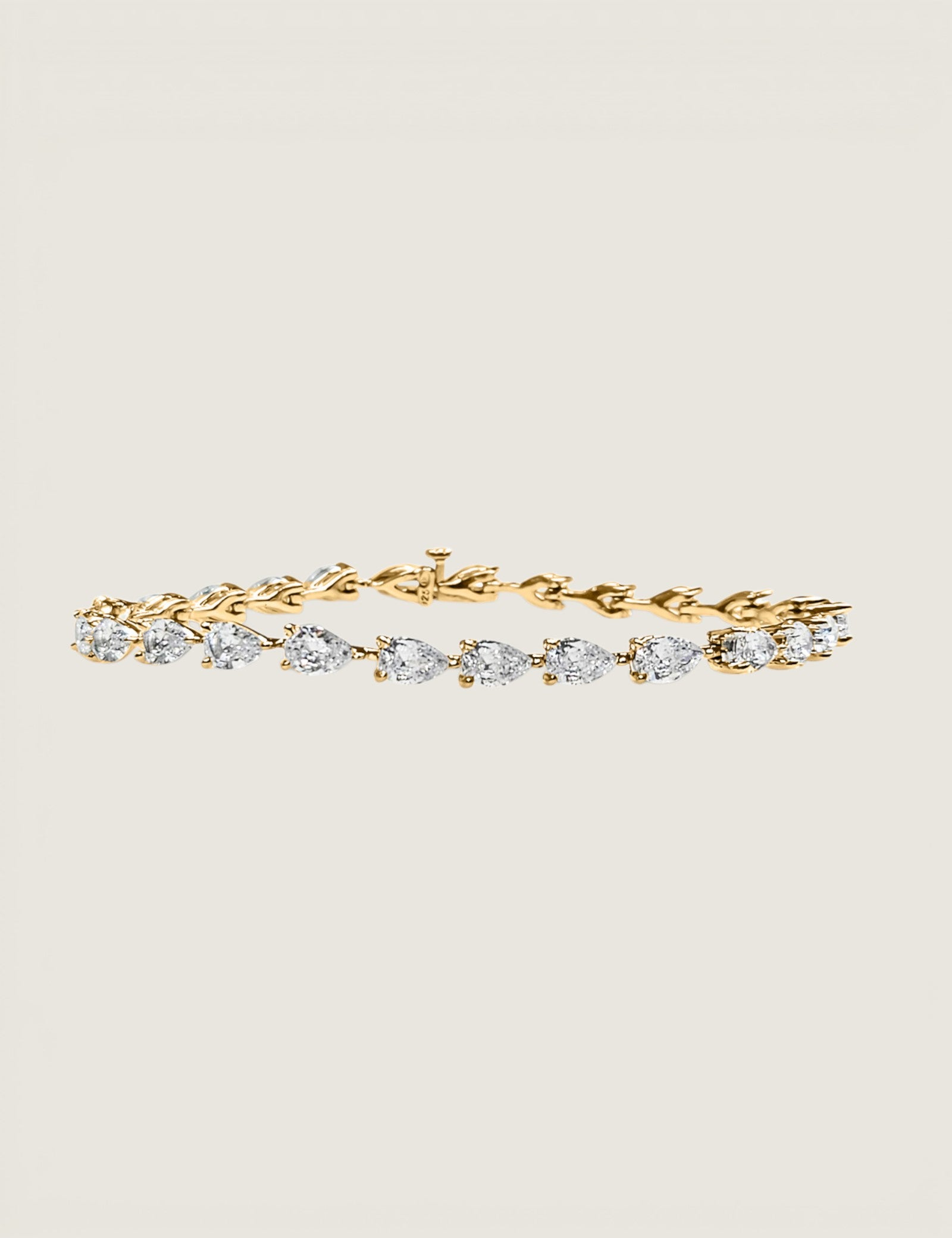 East-West Pear Tennis Bracelet (12.5 TCW)
