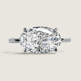 East West Oval Cut Ring(4 TCW)