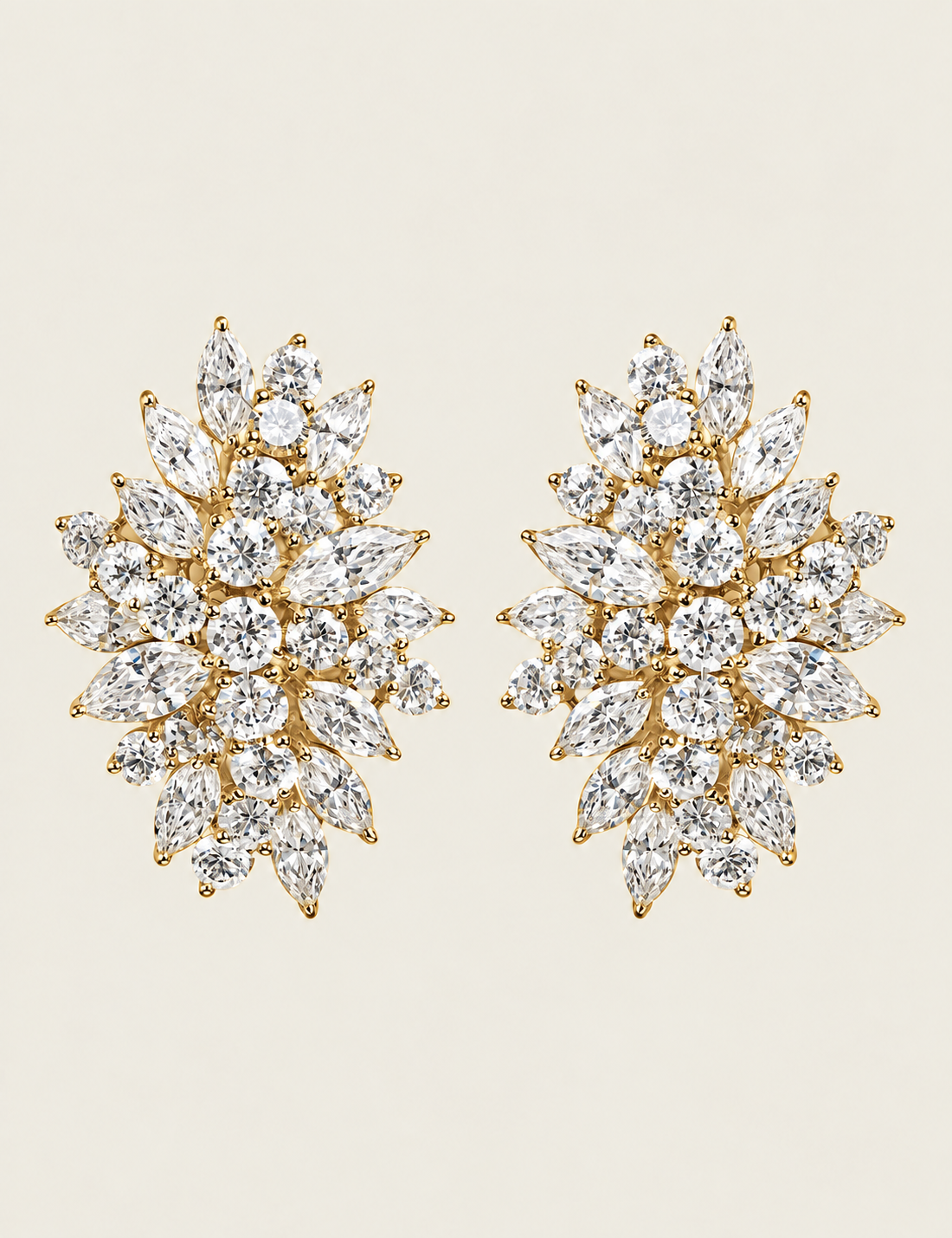 Marquise Garden Statement Earrings