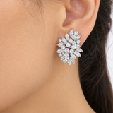 Marquise Garden Statement Earrings