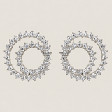 Large Swirl Earrings (13 TCW) | Modern Diamond