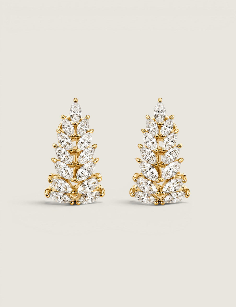 Flawless Fern Cluster Earrings