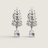 Flawless Fern Cluster Drop Earrings