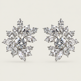 Marquise Sunburst Diamond Earrings (20 TCW)