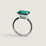 East West Lab Emerald Emerald Cut Ring(5 TCW)