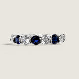 Alternating Sapphire Eternity Band (4 TCW)