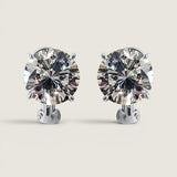 Round Brilliant Studs with POST/CLIP (10 TCW)
