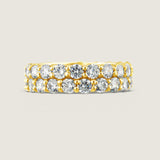 3MM DOUBLE ROW ETERNITY RING F1091-CZ-14K