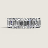 Asscher Cut Eternity Band (Approx. 8 Carat TCW)