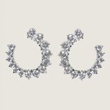 Brilliant Cut Swirl Earrings (3.25 TCW)