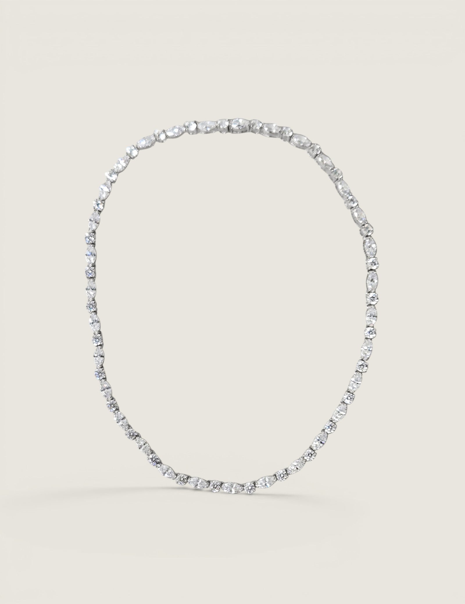 NECKLACE RD. W MARQ.CZ - NMR/CZ