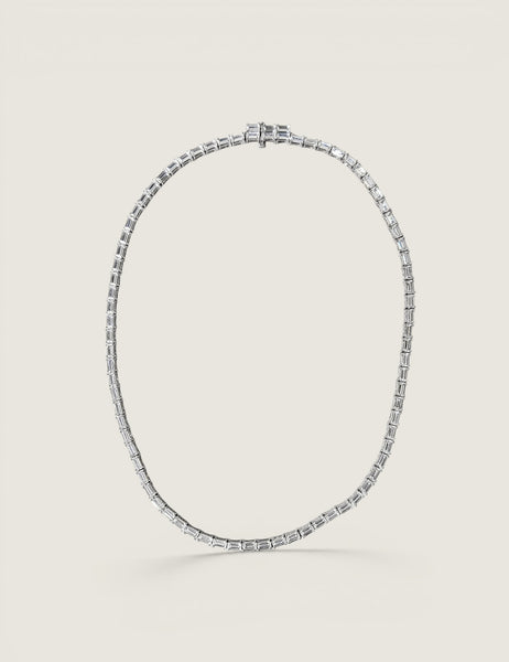 Baguette Tennis Necklace – Fantasia by DeSerio