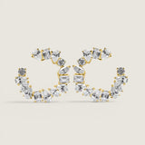 Multi Shape Swirl Earrings (4 TCW)