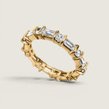 Baguette and Round Alternating Eternity Band (1.35 TCW)