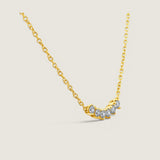 6 Stone Curved Pendant (.5 TCW)