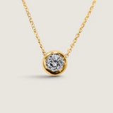 1.5CT Donut Set Pendant Necklace