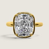 Bezel Set Cushion Cut Ring(7 TCW)