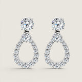 OPEN PEAR SHAPE EARRING