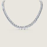 NECKLACE NECK OF GRAD OVALS - N101/CZ