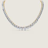 NECKLACE NECK OF GRAD OVALS - N101/CZ