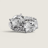 RING 2 OV CTR-4CT/10RD-.5CT F419-CZ-14K