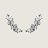 Sculpted Sparkle Ear Climber (7.4 TCW)