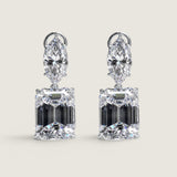 Luminous Emerald-Cut Drop Earrings (17 TCW)