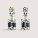 Luminous Emerald-Cut Drop Earrings (17 TCW)