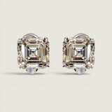 Asscher Studs with Vermeil (24 TCW)